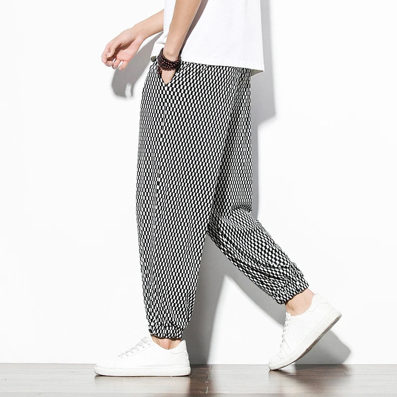 Woodley Checkered Relaxed Fit Jogger