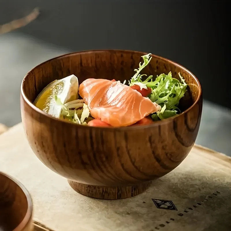Acacia Wood Serving Bowl