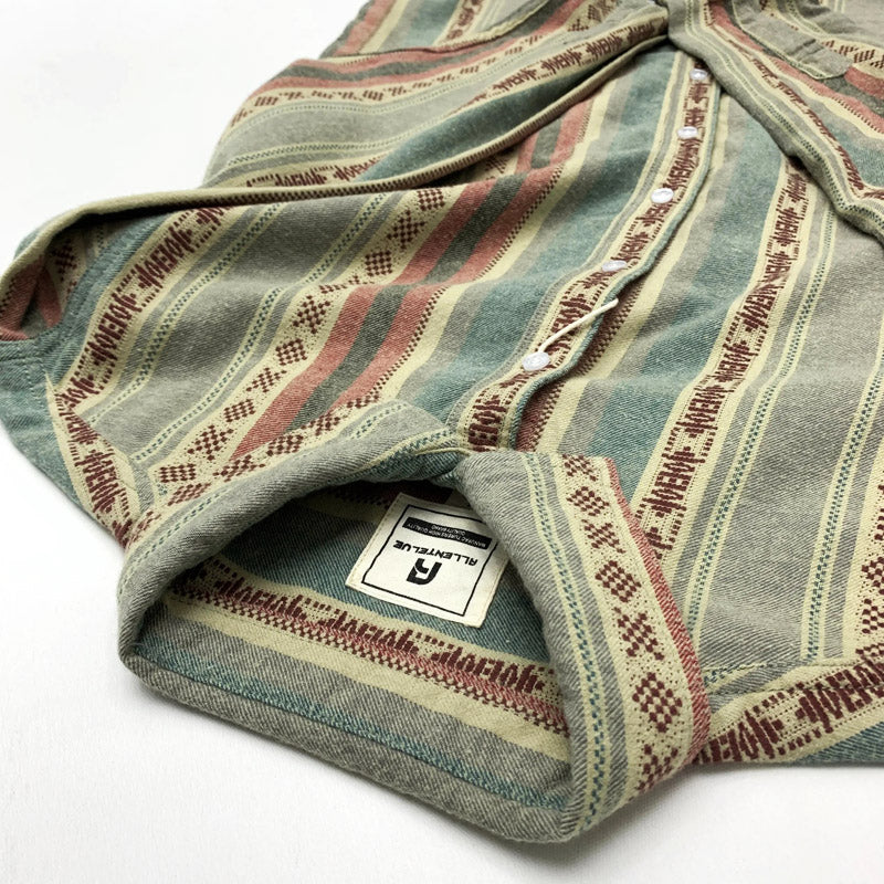 Global Heritage Striped Cotton Shirt