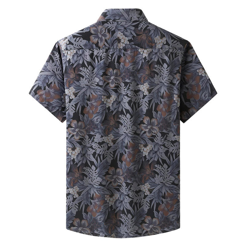 Dan Smith Laahana Collection - Short Sleeve Button-Up Shirt