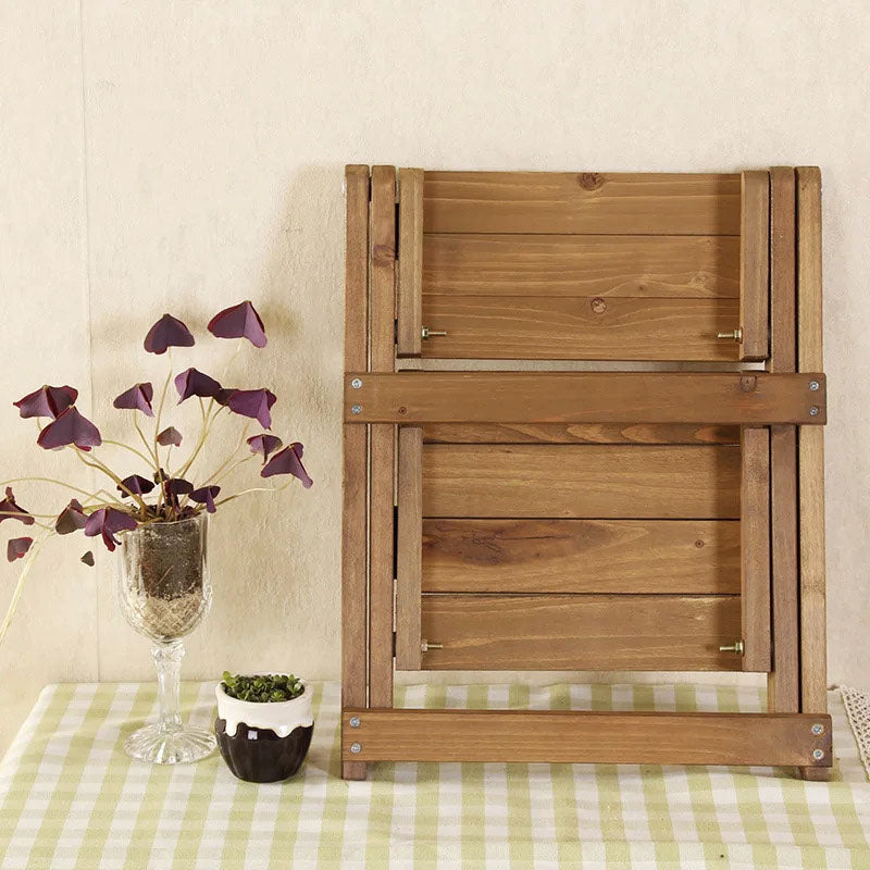 Mill Works 2-Tier Wood Plant Stand