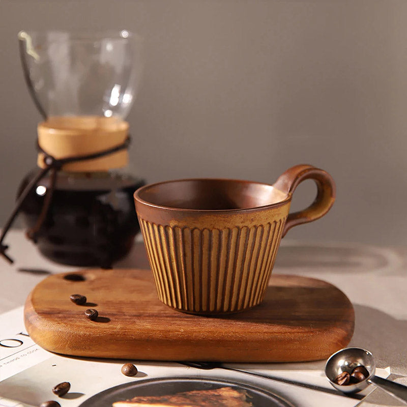 Heritage Handmade Ridged Coffee Cup