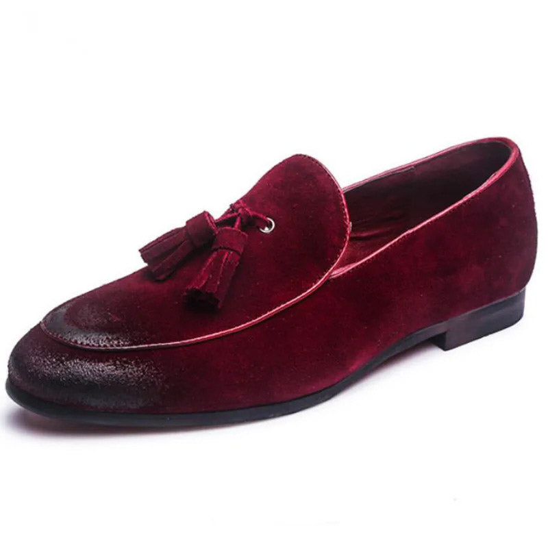 Ambrosi Suede Tassel Loafer