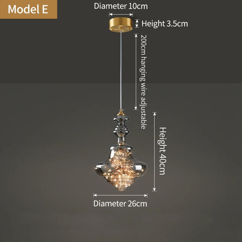 Modern Hanging Copper Pendant