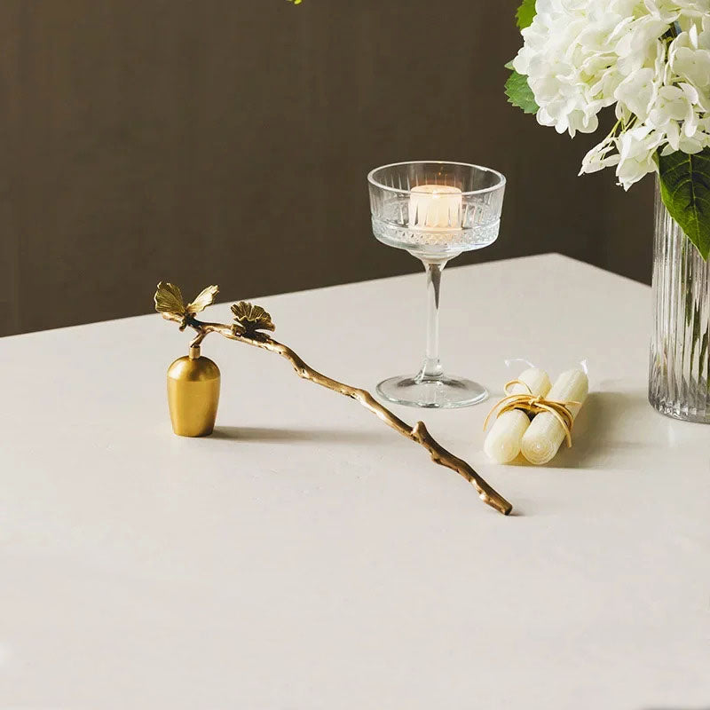 Butterfly Brass Candle Holders