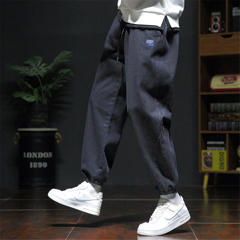 Washed Jersey Denim Jogger