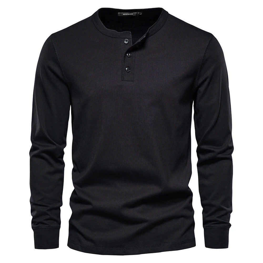 Organic Cotton Twill Henley