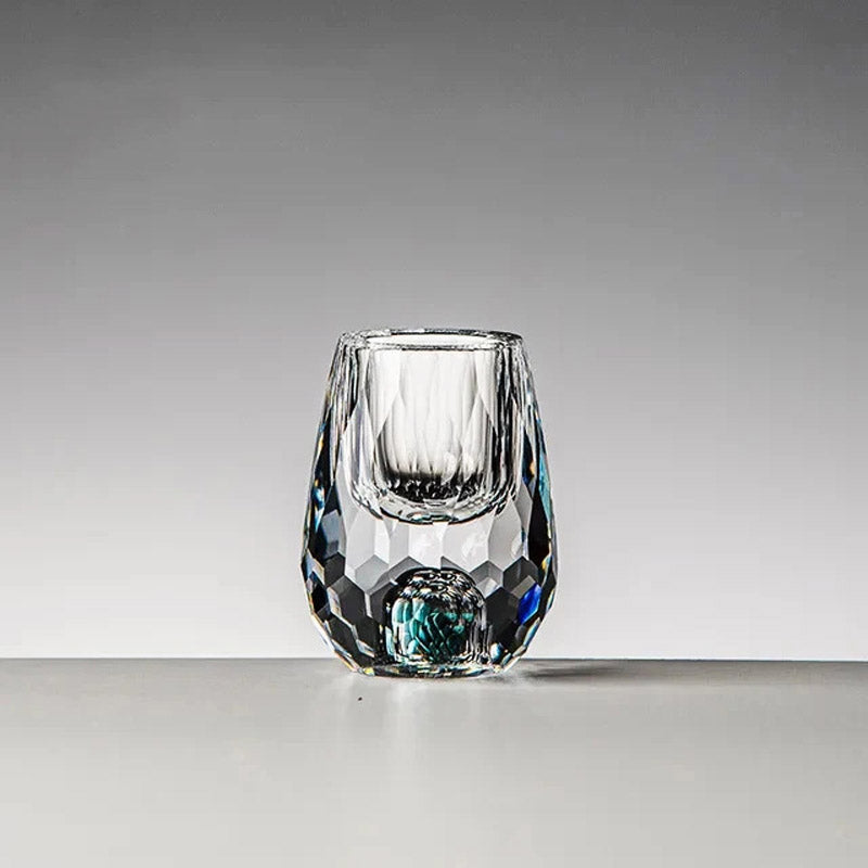 Diamond Cut Crystal Shot Glass
