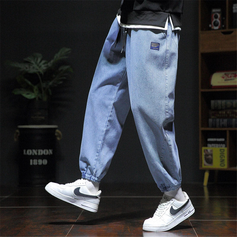Washed Jersey Denim Jogger