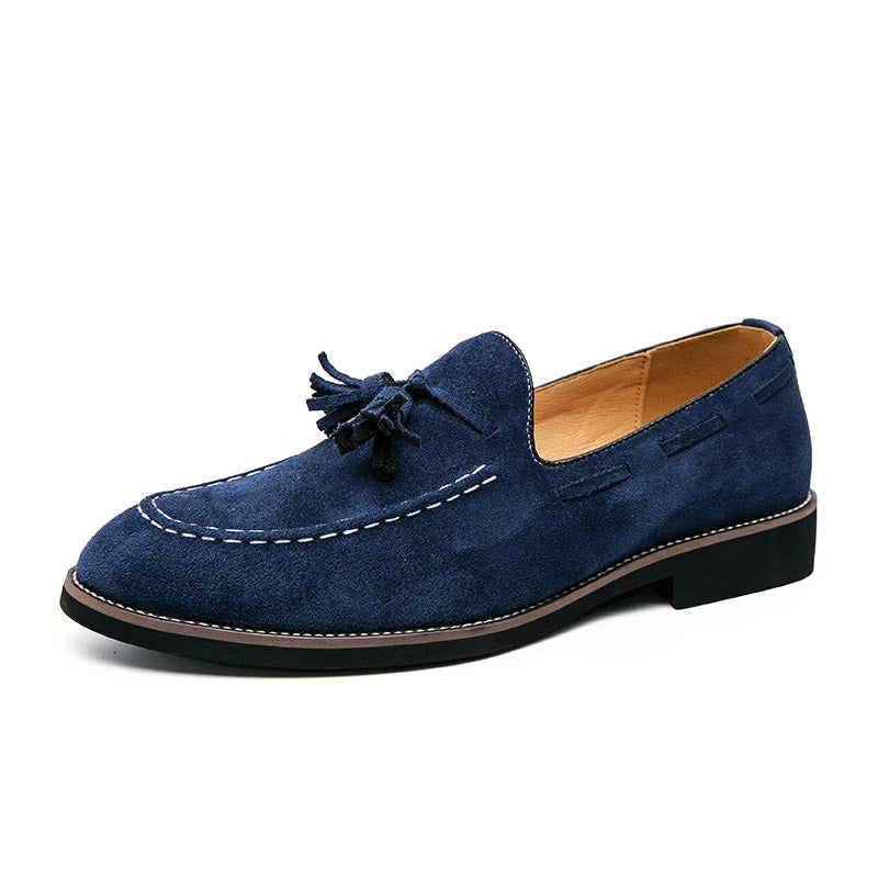 Lucca Suede Tassel Loafer