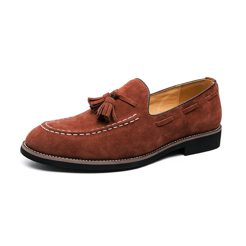 Lucca Suede Tassel Loafer