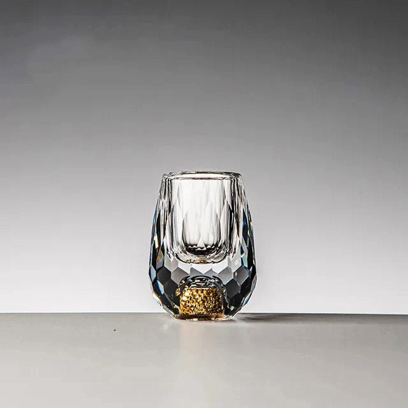 Diamond Cut Crystal Shot Glass