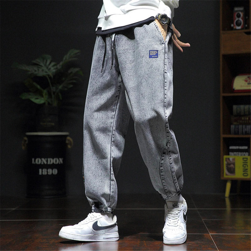 Washed Jersey Denim Jogger