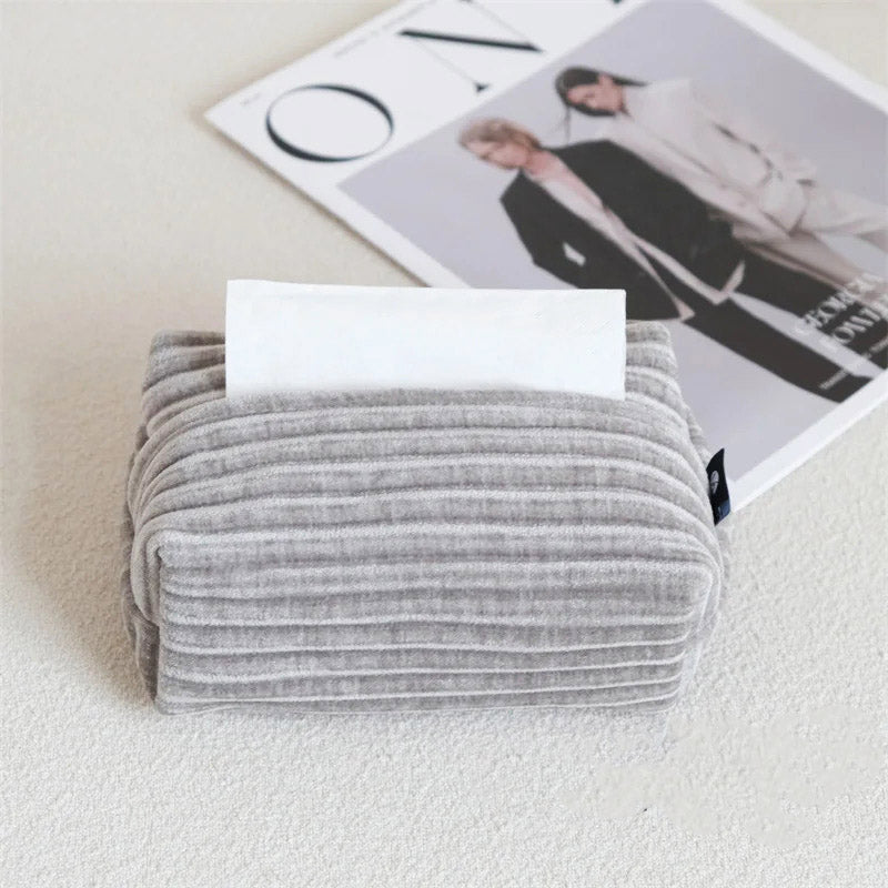 Carrey Corduroy Tissue Holder