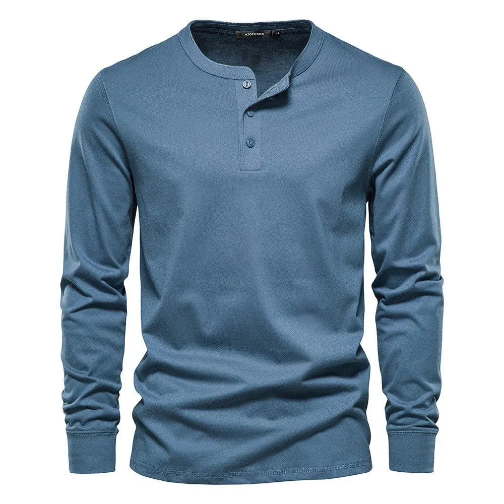 Organic Cotton Twill Henley