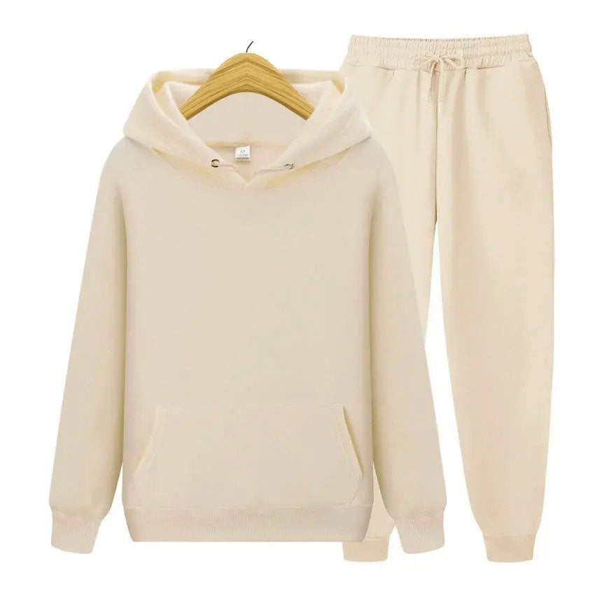 Plush Hoodie and Sweatpants Set