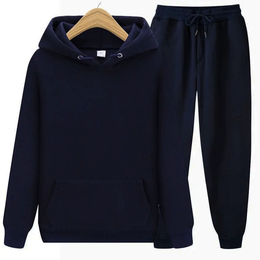 Plush Hoodie and Sweatpants Set