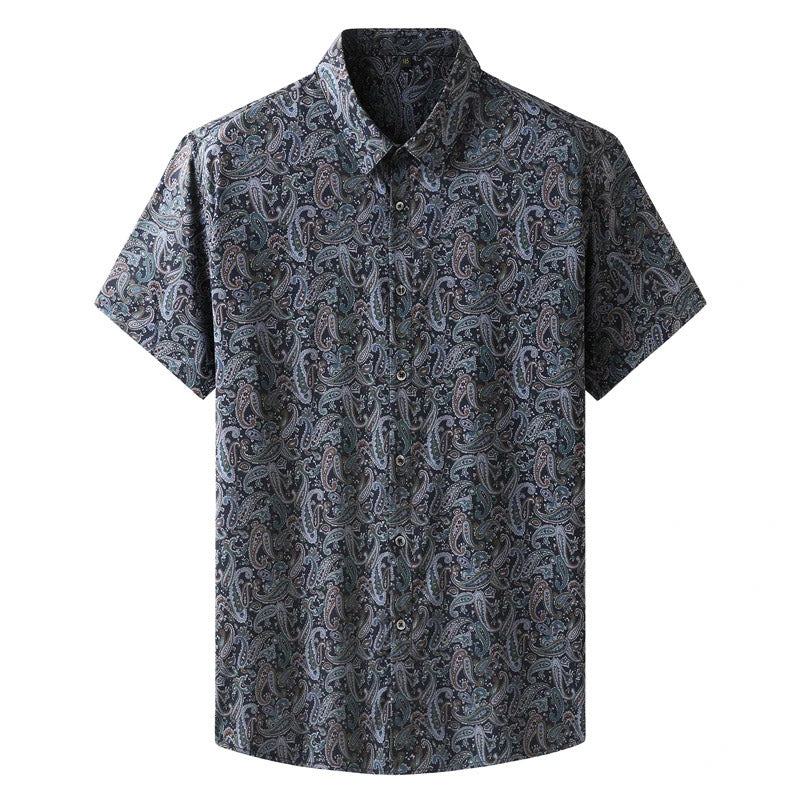Dan Smith Mokulau Collection - Short Sleeve Button-Up Shirt